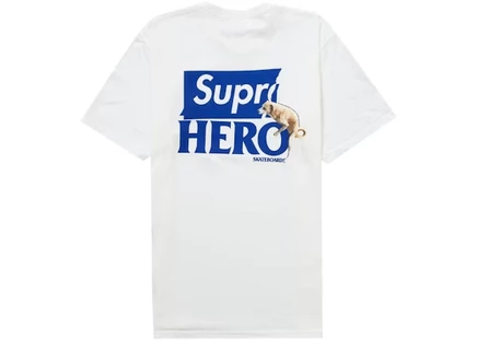 Мужская футболка Supreme Antihero Dog, белая