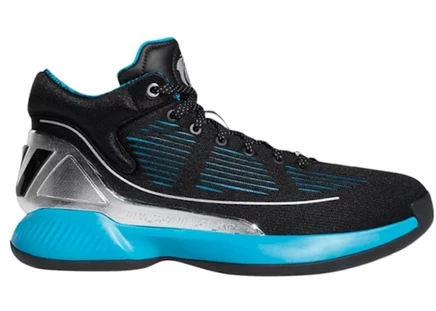 Мужские кроссовки adidas d rose 10 star wars, черно-серебристо-голубые
