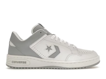 Мужские кеды Converse Weapon Leather Ox, бело-серые