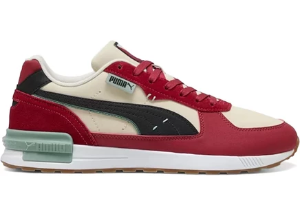 Мужские кроссовки Puma Graviton Greenside, бело-черно-бордовые