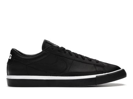 Мужские кроссовки Nike SB Blazer Low CDG, черно-белые