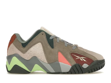 Женские кроссовки Reebok Kamikaze II Low, неоновая мята/серый