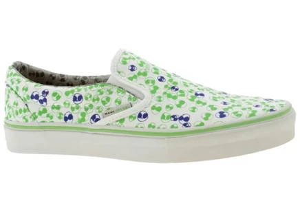Мужские слипоны Vans Slip-On Marc Jacobs, бело-зеленые