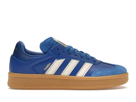Мужские кеды Adidas Samba XLG, сине-белые/коричневая