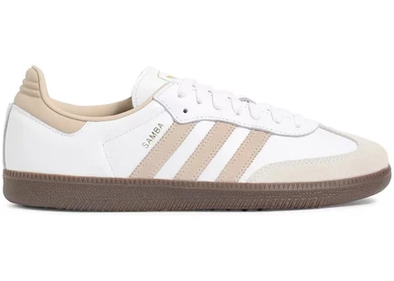 Мужские кроссовки Adidas Samba OG Footwear, бело-бежевые