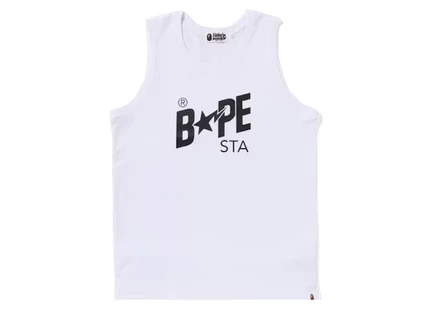 Мужская майка Bape Sta, белая