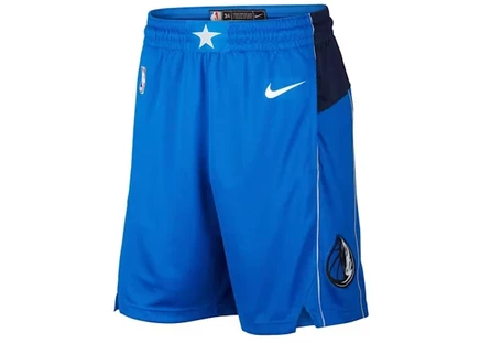 Мужские шорты Nike NBA Dallas Mavericks Icon Edition Swingman Dri-FIT, синий/белый/темно-синий