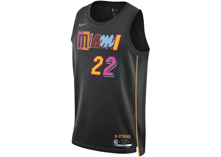Мужская майка Nike NBA Jimmy Butler 22 Dri-FIT, черная