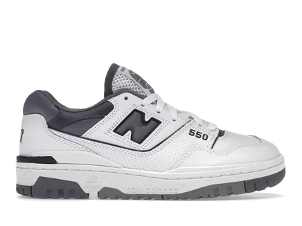 Мужские кроссовки New Balance 550, бело-серые