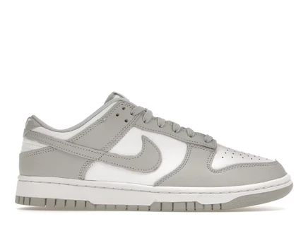 Мужские кроссовки Nike Dunk Low, бело-серые