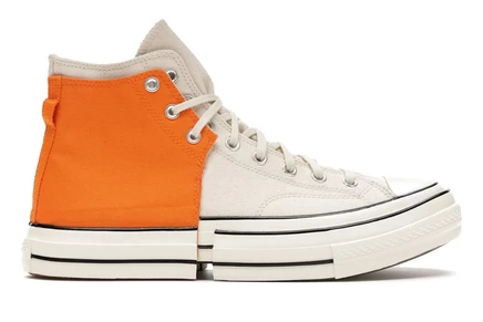 Мужские кеды Converse Chuck Taylor 70 Hi 2-in-1 Feng Chen Wang, оранжево/слоновая кость