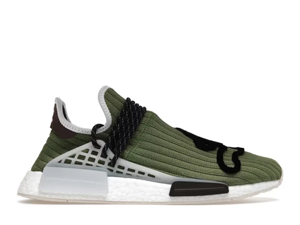 Мужские кроссовки Adidas NMD Hu Pharrell x BBC, зеленые