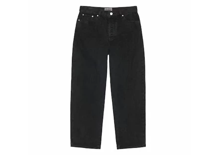 Мужские джинсы Stussy Big Ol' Needlepunch, черные
