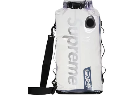 Унисекс влагозащитная сумка Supreme SealLine Discovery 20 л, прозрачная