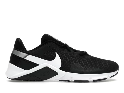 Мужские кроссовки Nike Legend Essential 2, черные с серебристыми и белыми элементами