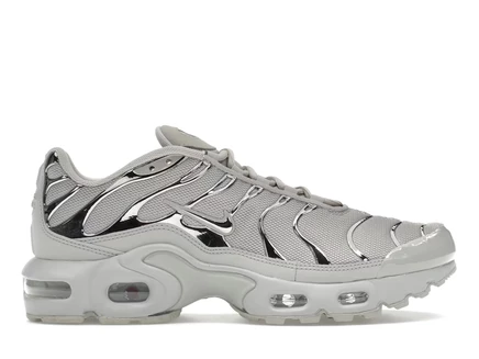 Детские кроссовки Nike Air Max Plus, светло-серые/красные/металлик