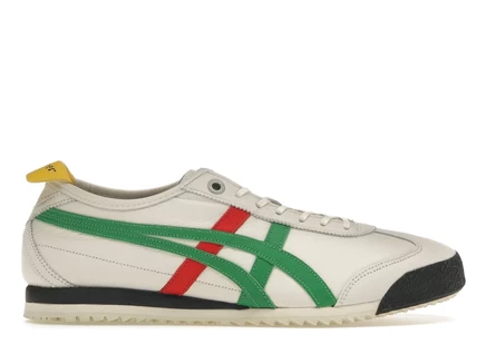 Мужские кроссовки Onitsuka Tiger Mexico 66, бежево-зеленые
