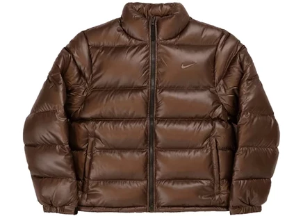 Мужская куртка‑пуховик Nike x NOCTA Sunset, коричневая