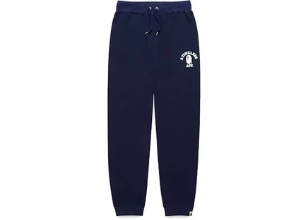 Мужские джоггеры Bape x JJJJound College, темно-синие