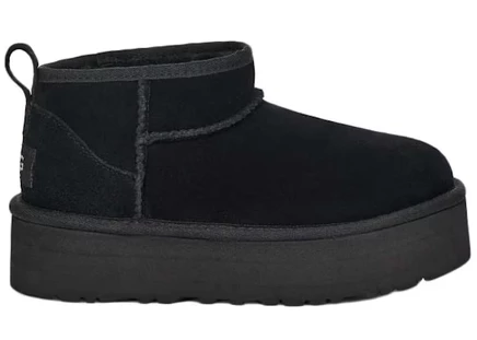 UGG Classic Ultra Mini Platform Boot Black (Kids) black
