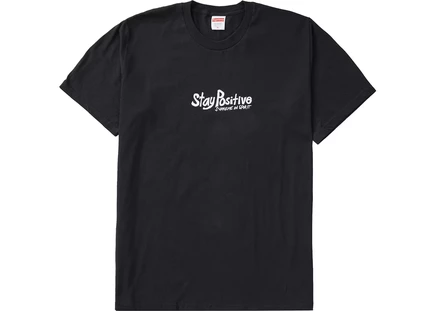 Футболка Supreme Stay Positive, черная