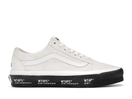 Мужские кроссовки Vans Old Skool WTAPS, бело-черные