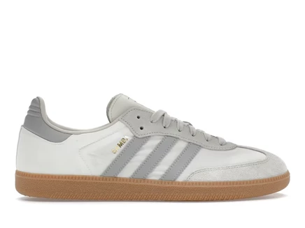 Мужские кроссовки adidas samba og, молочно-белые/серебристые