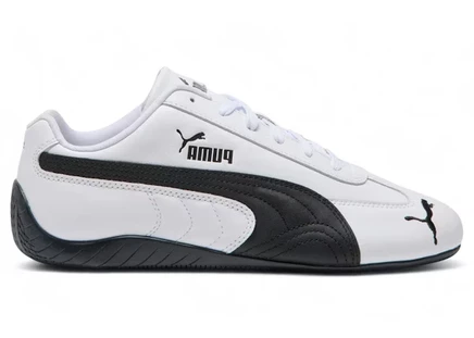 Мужские кроссовки Puma Speedcat из кожи, бело-черные