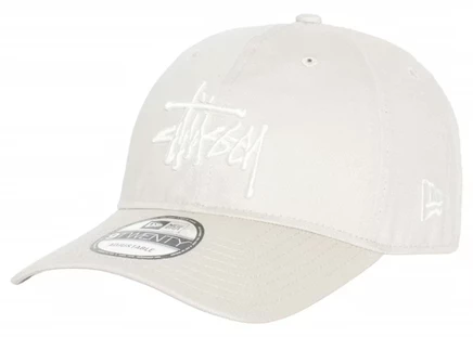 Мужская кепка Stussy new era 9Twenty, песочная