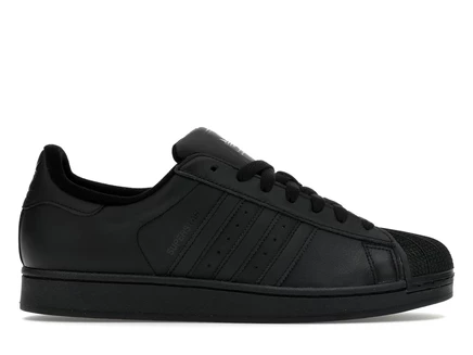 Мужские кроссовки Adidas Superstar II, тройные черные