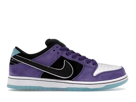 Мужские кроссовки Nike SB Dunk Low Hayley Wilson, фиолетово-бело-чёрные
