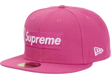 Унисекс кепка Supreme Box Logo Breast Cancer, розовая