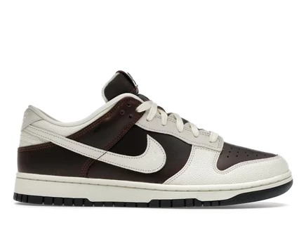 Мужские кроссовки Nike Dunk Low Retro, коричневые/жемчужно-белые