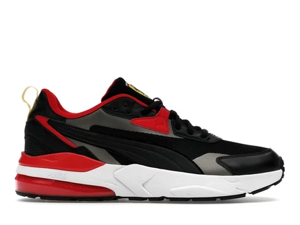 Мужские кроссовки Puma Vis2K Scuderia Ferrari, черно-красно-серебристые