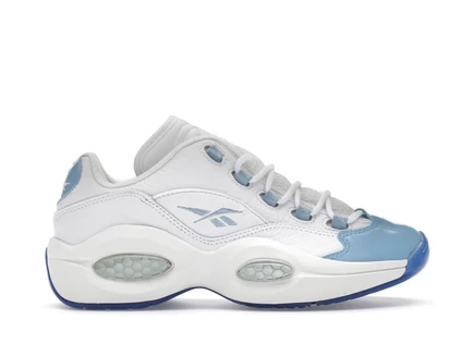 Детские кроссовки Reebok Question Low (GS), бело-голубые