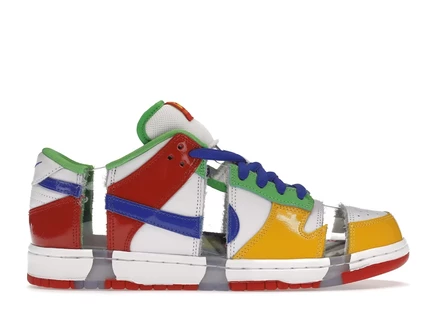 Мужские кроссовки Nike SB Dunk Low Sandy Bodecker, бело-синие/зелёные