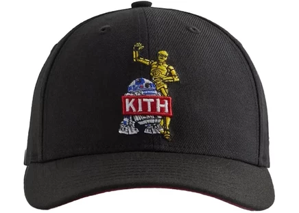 Мужская кепка Kith x Star Wars New Era 59Fifty, черная