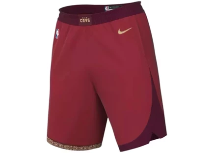 Мужские шорты Nike Cleveland Cavaliers City Edition Swingman, ярко-алые/золотые