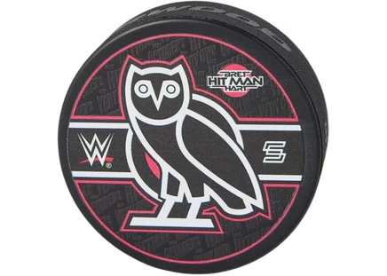 OVO Wwe Sherwood The Hitman Hockey Puck Black black