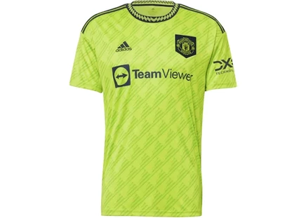 Мужская футболка Adidas MU 22/23, Semi Solar Slime