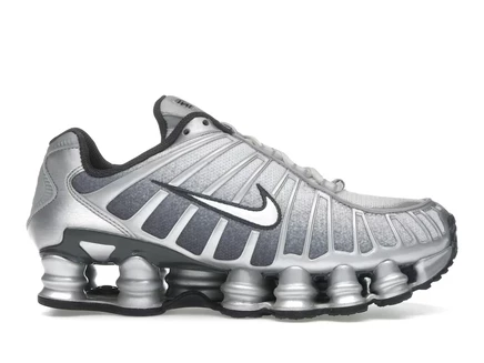 Мужские кроссовки Nike Shox TL, серебристые