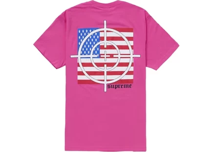Мужская футболка Supreme Target, фуксия