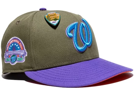Унисекс кепка New Era 59Fifty, зеленая/оранжевая