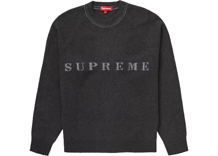 Мужской свитер Supreme Stone Washed, черный