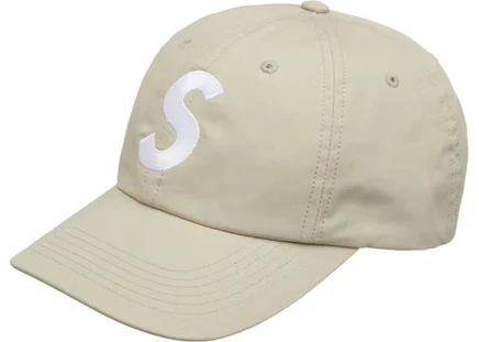 Унисекс кепка Supreme Ventile S Logo 6‑панельная, песочная