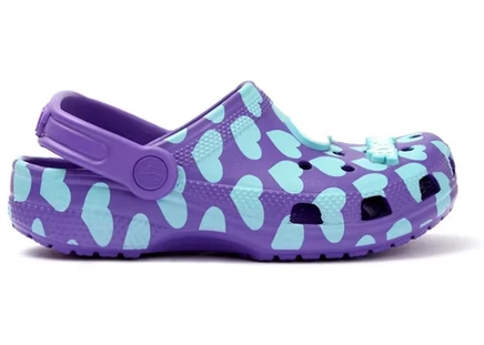 Детские сабо Crocs Classic Clog Awake NY, фиолетовые