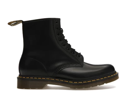 Унисекс ботинки Dr. Martens 1460 Smooth из гладкой кожи на шнуровке, черные