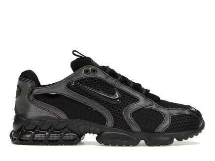 Мужские кроссовки Nike Air Zoom Spiridon Cage 2 Triple Black, черные