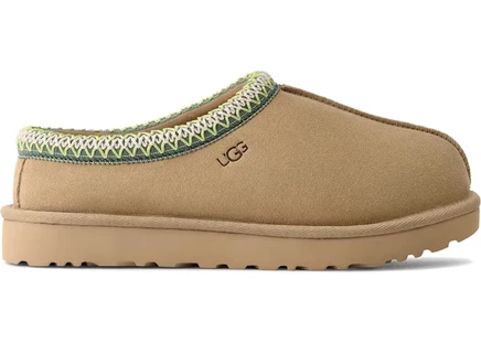 Женские тапочки Ugg Tasman, горчичного и ярко-зеленого цвета