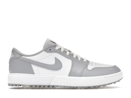 Мужские кроссовки Jordan 1 Low Golf, серые/белые